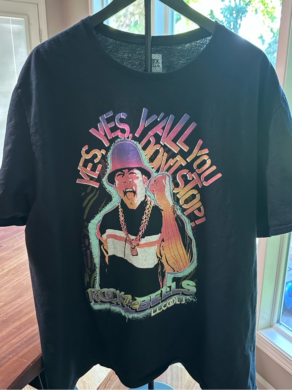 Vintage Style LL Cool J Rock Bells Tee 3XL Black Hip Hop Graphic Shirt
